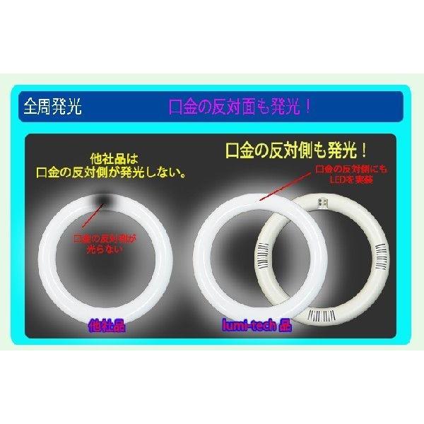 【Go To LED】led蛍光灯丸型32形 40形セットLEDサークラインLED蛍光灯円形型  グロー式工事不要　高輝度｜lumi-tech｜03