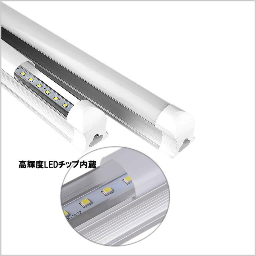 led蛍光灯器具一体型20W形　昼光色led蛍光管 58cm  100V/200V対応 LED照明器具 LEDベースライト 100本セット送料無料｜lumi-tech｜03