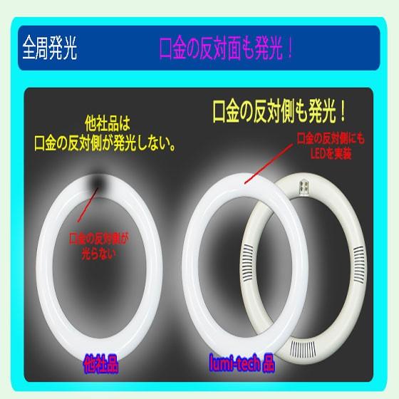 led蛍光灯丸型30形 32形セットLED丸形LED蛍光灯円形型  グロー式工事不要　高輝度｜lumi-tech｜05