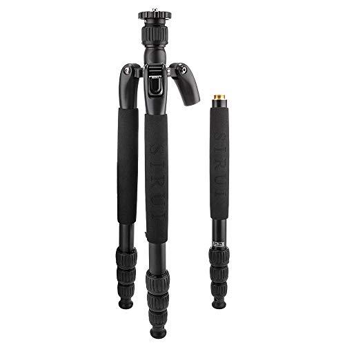 ほぼ未使用 単脚・袋・ストラップ付万能三脚SIRUI N-1204 SK-カーボン158 cm 【VQL1140598932】(40672円)