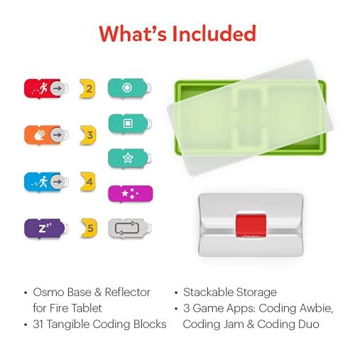 完動品 Osmo-Coding Starter Kit for Fire Tablet-3教育学習ゲーム年齢5歳から10歳以上-コーディング、コーディングの基礎&コーディングパズル-STEM Toy Gifts， Bo 【D2943361351】(15891円)