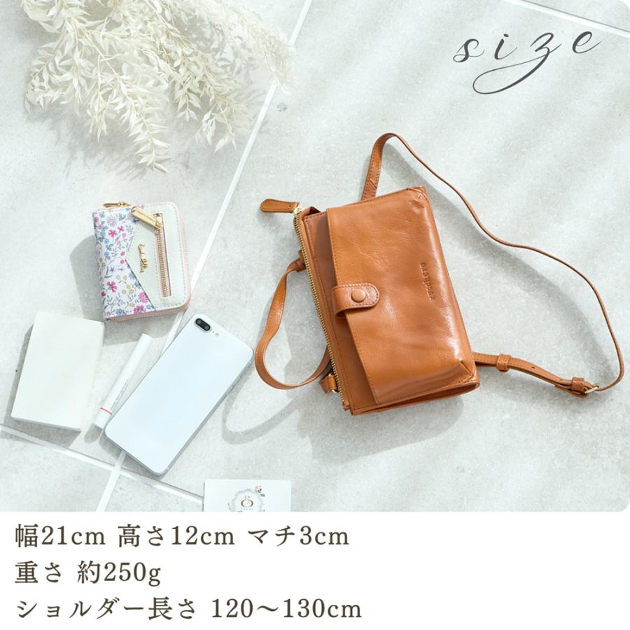 zucchero filato ショルダーバッグ 本革 レディース スマホ