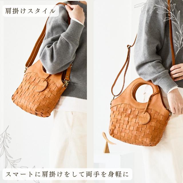 zucchero filato（ズッケロ フィラート） 本革 ショルダーバッグ