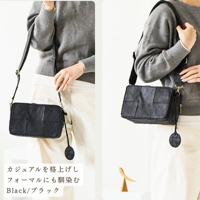 ショルダーバッグ　未使用　新品　レディース　牛革　ブラック　黒　お財布　ズッケロ zucchero filato（ズッケロ フィラート） バッグ レディース ズッケロ