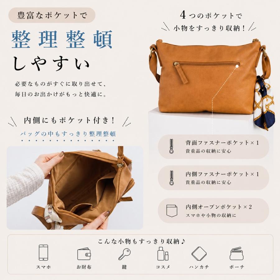 laporta di zucchero ショルダーバッグ レディース 斜めがけ 軽い