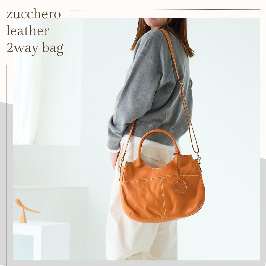 バッグ レディース ズッケロ  本革 2way 限定商品 ハンドバッグ ショルダーバッグ 斜めがけ 手持ち YKK 大人 可愛い 通勤 旅行 大容量 プレゼント 49183 爆買の画像