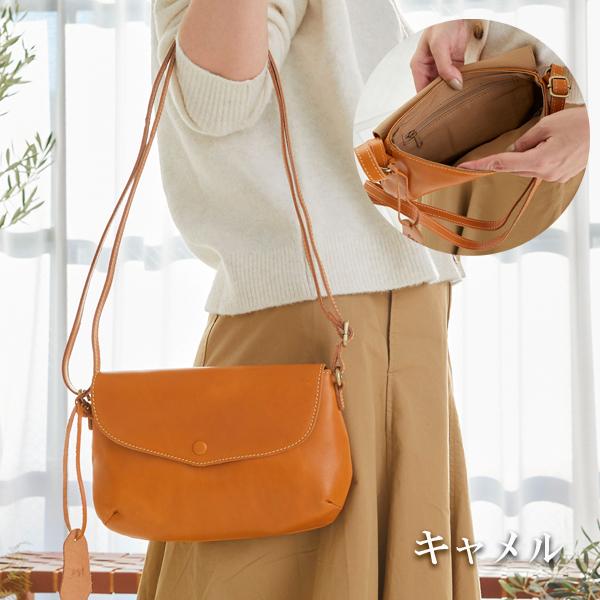 fes（フェス） ショルダーバッグ ポシェット 本革 軽量 ミニショルダー