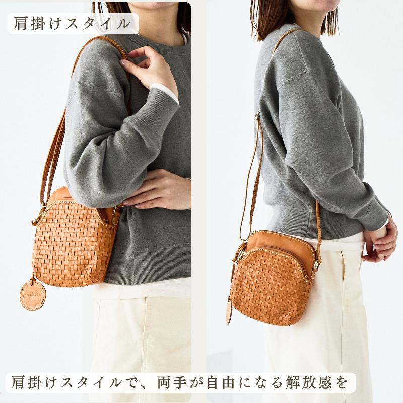 zucchero filato（ズッケロ フィラート） 本革 ショルダーバッグ