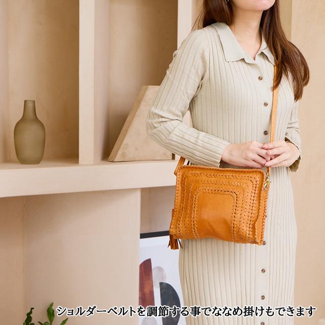 【最終50%offセール】バッグ 本革 ショルダーバッグ レディース ズッケロ 肩掛け 斜めがけ 小さめ 軽い 軽量 革 レザー プレゼント 可愛い  通勤 49775 爆買の画像