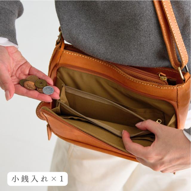 ショルダーバッグ レディース 本革 ズッケロ バッグ お財布ショルダー