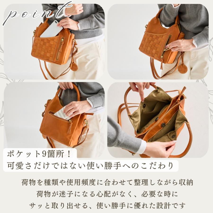 zucchero filato（ズッケロ フィラート） 本革 バッグ ショルダー 