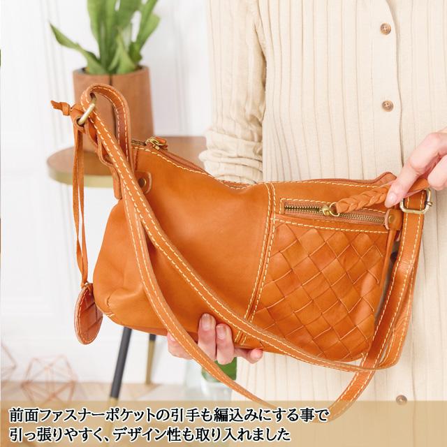 zucchero filato（ズッケロ フィラート） 本革 ショルダーバッグ