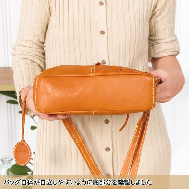 zucchero filato（ズッケロ フィラート） 本革 ショルダーバッグ