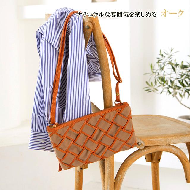 zucchero filato ショルダ―バッグ 本革 キャンバス ショルダー zucchero filato ショルダ―バッグ 本革 キャンバス ショルダー