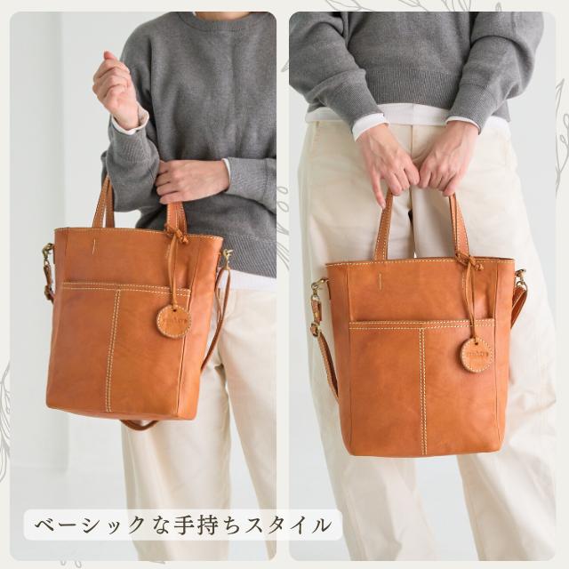 本革 ショルダーバッグ レディース トートバッグ A4 あおり zucchero ズッケロ 革 レザー 2way 斜めがけ 肩掛け 実用的 大容量 通勤 旅行 49987の画像