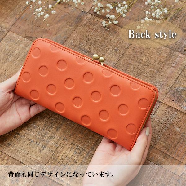 un signet（アンシグネ） 財布 レディース 長財布 がま口 本革 革