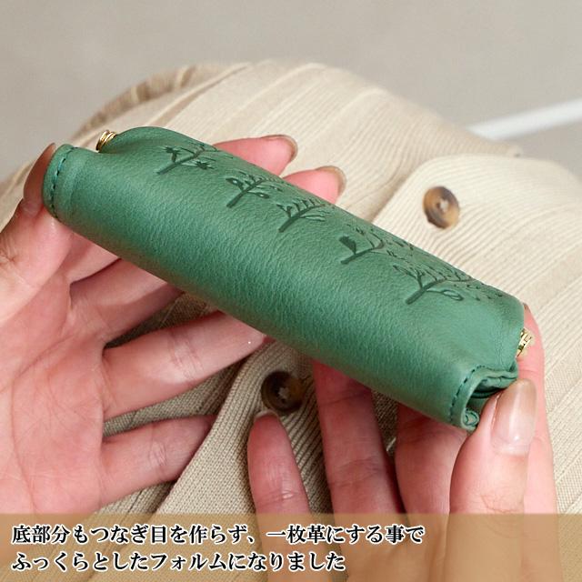 本革 財布 日本製 プレゼント レディース がま口 折財布 二つ折 二