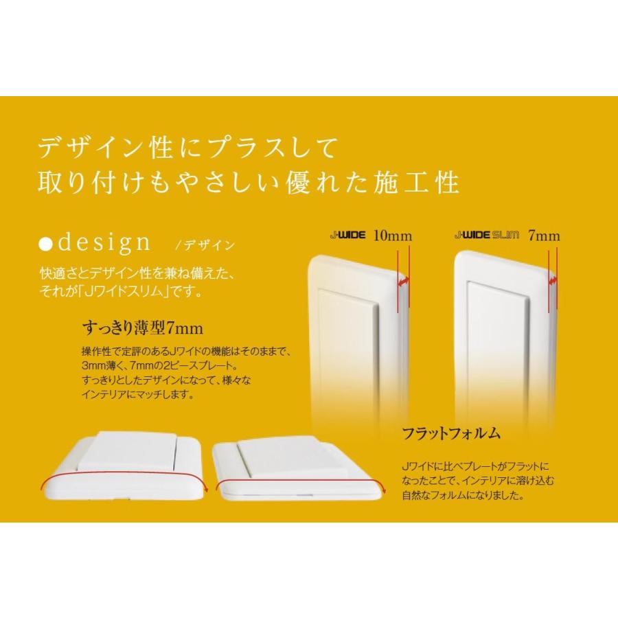 JIMBO】 神保電器 Jワイドスリムシリーズ （スイッチ・プレート