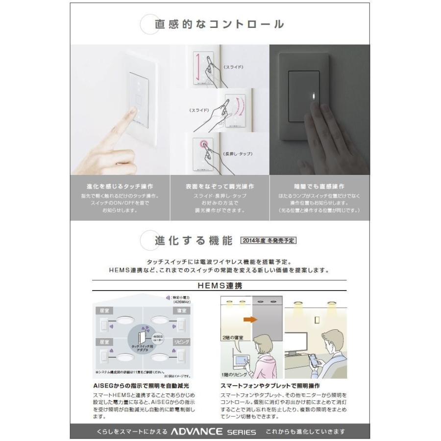 Panasonic】アドバンスシリーズ スイッチ・プレート組み合わせ