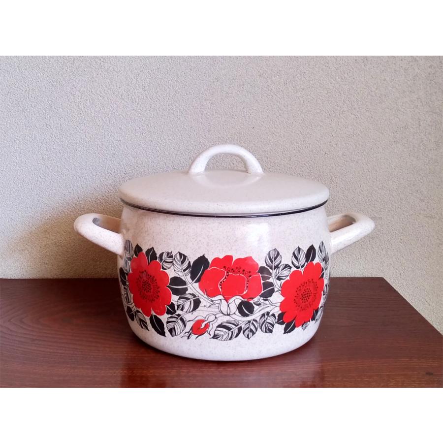 ヴィンテージ ARABIA アラビア FINEL フィネル ホーロー鍋