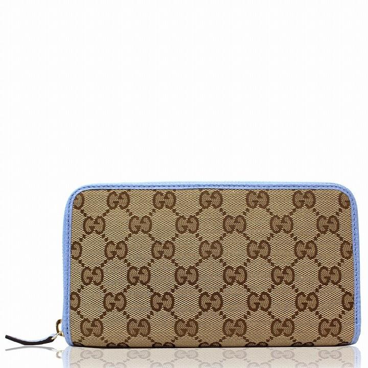 グッチ Gucci 財布 長財布 カーキ ライトブルー Gg柄 Ggキャンバス レディース アウトレット ブランド Ky9lg 8611 ルミニーオジャパン 通販 Yahoo ショッピング
