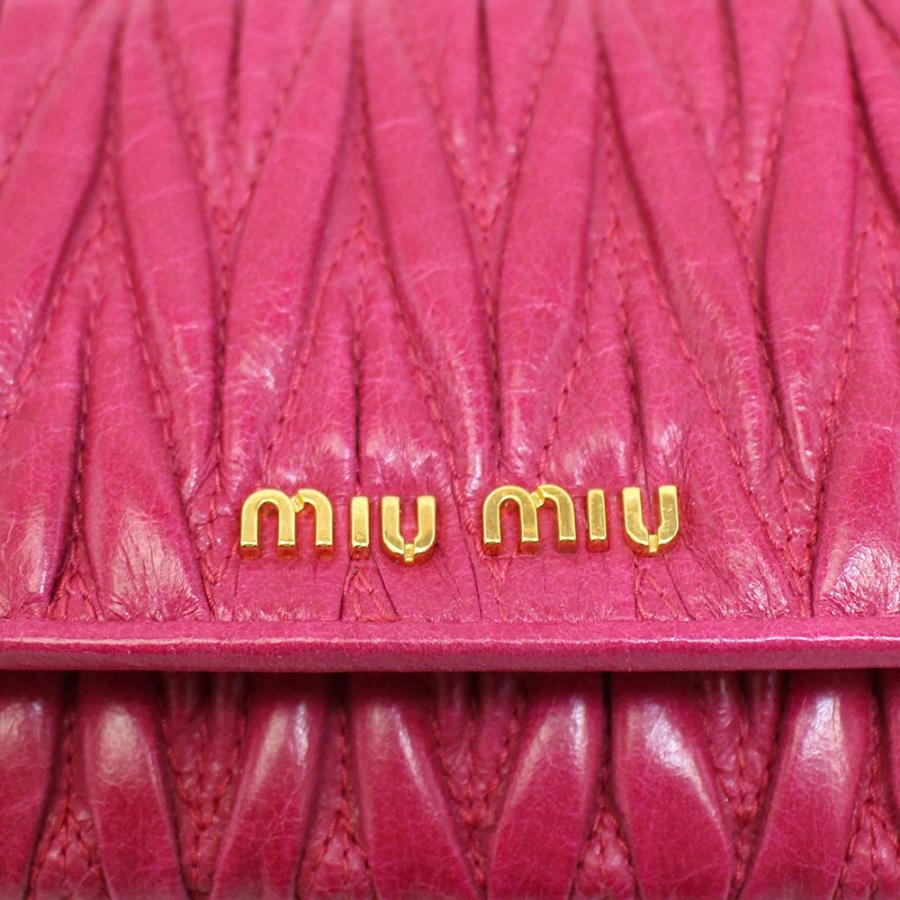 ミュウミュウ Miumiu 財布 長財布 レザー 5m1109 レディース セール ブランド アウトレット 5m1109 Matlux Fuxia ルミニーオジャパン 通販 Yahoo ショッピング