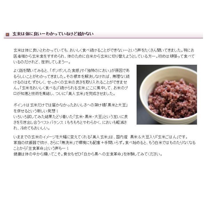 [大特価] 美人玄米 玄米 国産 黒米 玄米 大豆 無洗米 食物繊維 アントシアニン イソフラボン 1kg 10袋 4982466008119 【1901106030】(10264円)