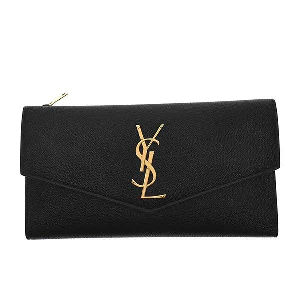 売上実績no 1 おしゃれ かわいい 女性 可愛い プレゼント ギフト サンローラン Saint Laurent 財布 長財布 フラップ長財布 5124 レディース ブラック 黒 レザー 本革 牛革 Yslロゴ ブランド 財布 Smssvg Org