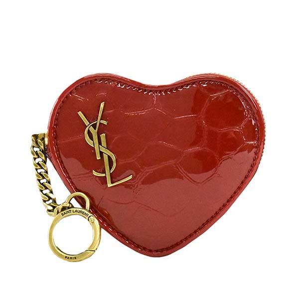 メーカー再生品 女性 ギフト かわいい おしゃれ 女性向けプレゼント ブランド Yslロゴ 本革 レザー カーフ ハート レディース コインケース 小銭入れ 財布 Laurent Saint サンローラン 財布 Www Reinnec Cl