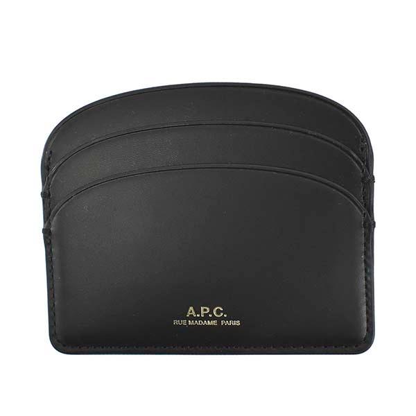 最も完璧な ギフト かわいい おしゃれ 女性 F ブランド ロゴ ブラック レディース 本革 レザー パスケース カードケース A P C アーペーセー 女性向けプレゼント 財布 帽子 ファッション小物 Www Amf46 Fr