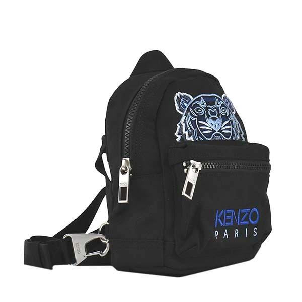 新品同様 おしゃれ かわいい 女性 女性向けプレゼント ギフト ケンゾー Kenzo バッグ バックパック リュックサック デイパック ミニリュック 2way ショルダーバッグ Fa65sf301f レディース ブラック 黒 ロゴ ブランド バッグ
