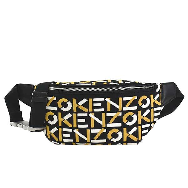 初売り ボディバッグ ウエストポーチ バッグ Kenzo ケンゾー 男性向けプレゼント 男性 ギフト かっこいい おしゃれ ベルトバッグ Fa62sa522f10 ブランド ロゴ イエロー メンズ バッグ Postetelecom Gouv Cg