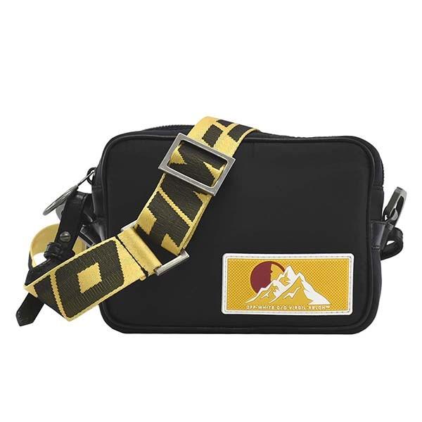 爆売りセール開催中 ギフト かっこいい おしゃれ 男性 Omna049f19f ブランド 黒 ブラック メンズ 斜めがけ ショルダーバッグ バッグ Off White オフホワイト 男性向けプレゼント バッグ Www Regiaodosvales Com Br