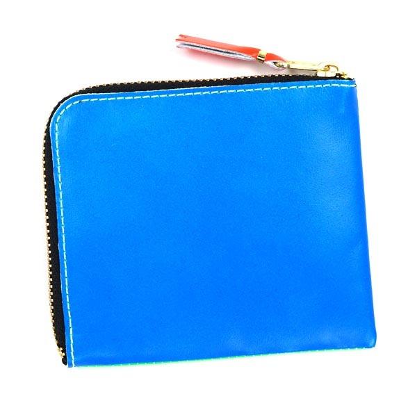 コムデギャルソン 小銭入れ コインケース Comme Des Garcons 財布 小銭入れ コインケース ブランド Sa3100sf メンズ メンズ レディース ブルー 山羊革 ブランド ゴートスキン 本革 青 レザー ルミニーオジャパン Ch1 275 07 3100 0 73