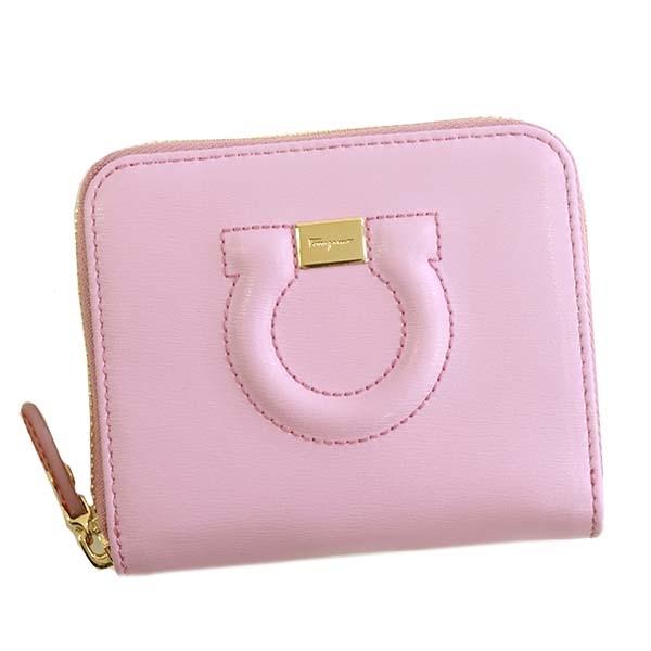 即納 最大半額 おしゃれ かわいい ミニ財布 ブランド 牛革 本革 子レザー ピンク レディース 22d1 折り財布 二つ折り財布 財布 Ferragamo フェラガモ ギフト プレゼント 可愛い 女性 財布 Bibliotecaia Ism Edu Ec