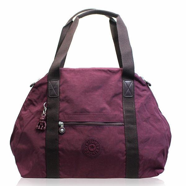 本物保証 K レディース トートバッグ バッグ Kipling キプリング プレゼント 60代 50代 40代 30代 代 女性 かわいい ダークプラム おしゃれ 軽い 軽量 ブランド バッグ