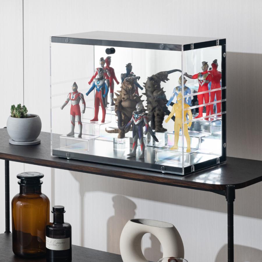 Luminous 爆買 コレクションケース 鏡 鏡面 アクリル フィギュア