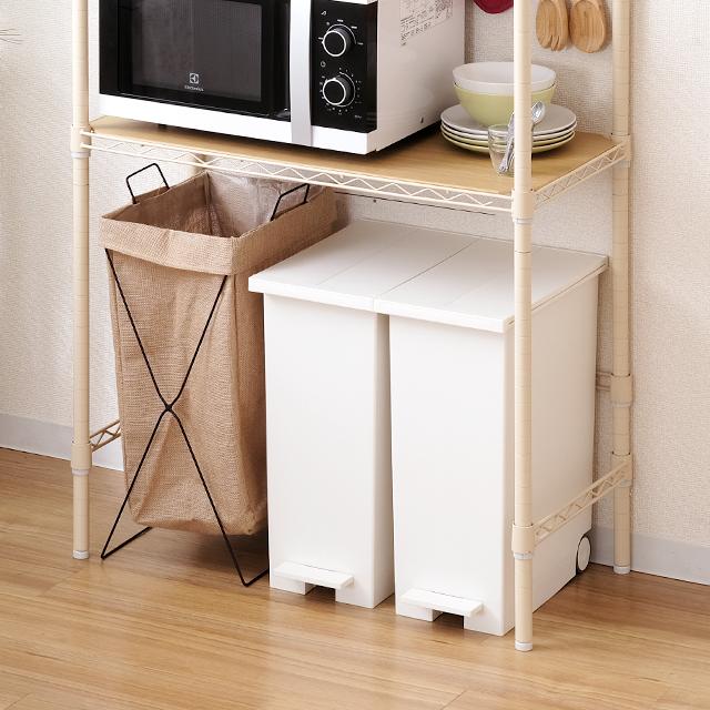 ゴミ箱上レンジラック 80cm幅 ホワイト Amazon.co.jp: YDH ゴミ箱上ラック 幅80×奥行40×高さ100cm