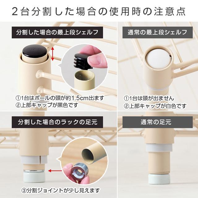 Luminous スチールラック 幅80cm 2台 ルミナスラテ ホワイト 白