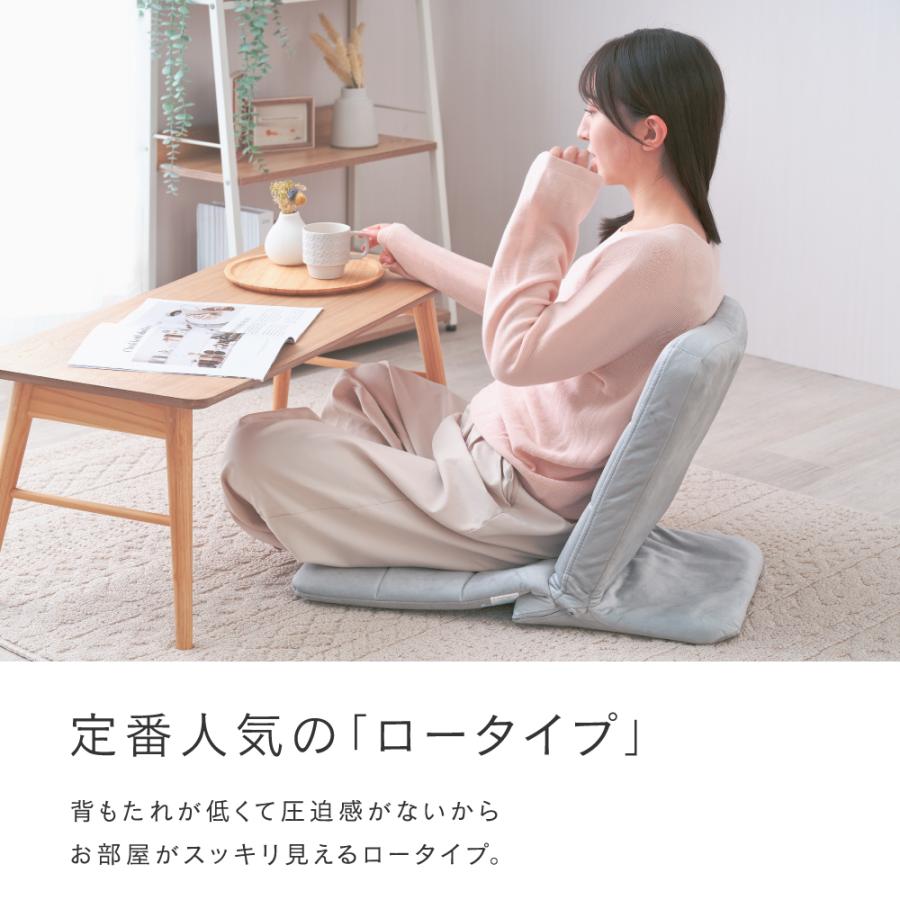 DOSHISHA（ドウシシャ） 座椅子 背もたれ スリム おしゃれ 1人掛け