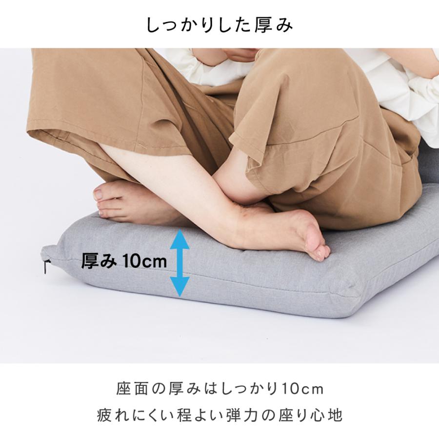 Luminous 座椅子 コンパクト 洗えるカバー おしゃれ 1人掛け フロア