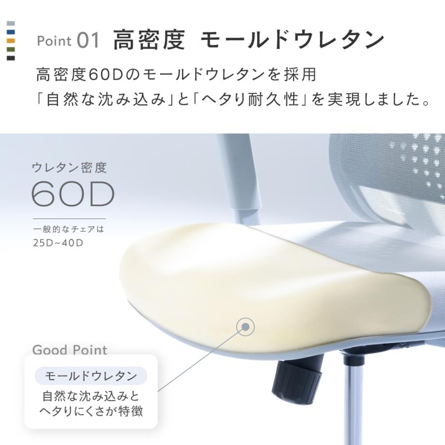 【5/31発売】 オフィスチェア メッシュチェア デスクチェア ゲーミング デザインチェア 高機能チェア リクライニング おしゃれ 在宅ワーク 腰痛 メッシュ ICM_15