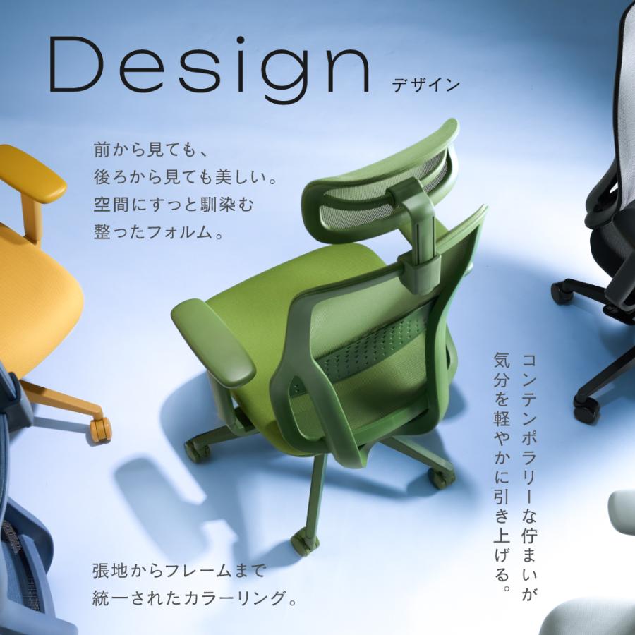 【5/31発売】 オフィスチェア メッシュチェア デスクチェア ゲーミング デザインチェア 高機能チェア リクライニング おしゃれ 在宅ワーク 腰痛 メッシュ ICM_8