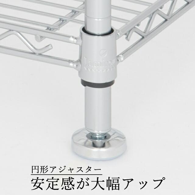 Luminous ルミナス ラック パーツ 円形アジャスター 2個 ポール径19mm