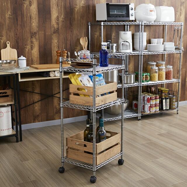 Luminous ラック スチールラック ルミナス ライト 幅45 奥行35 6段  