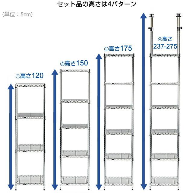 ラック スチールラック ルミナス ライト 幅60 奥行35 5段 スリム 棚 収納 キッチンラック 炊飯器 すき間 隙間 業務用 幅59.5×奥行34.5×高さ151.5cm IHT6015-5｜luminous-club｜06