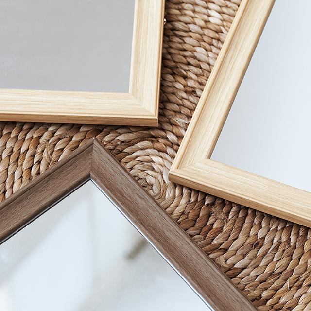 ウォールミラー 鏡 ミラー 幅30 幅90 おしゃれ スリム 壁掛け 縦横自在