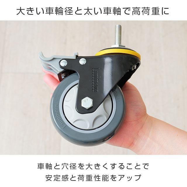 Luminous ルミナス ラック パーツ 業務用 キャスター ウレタン