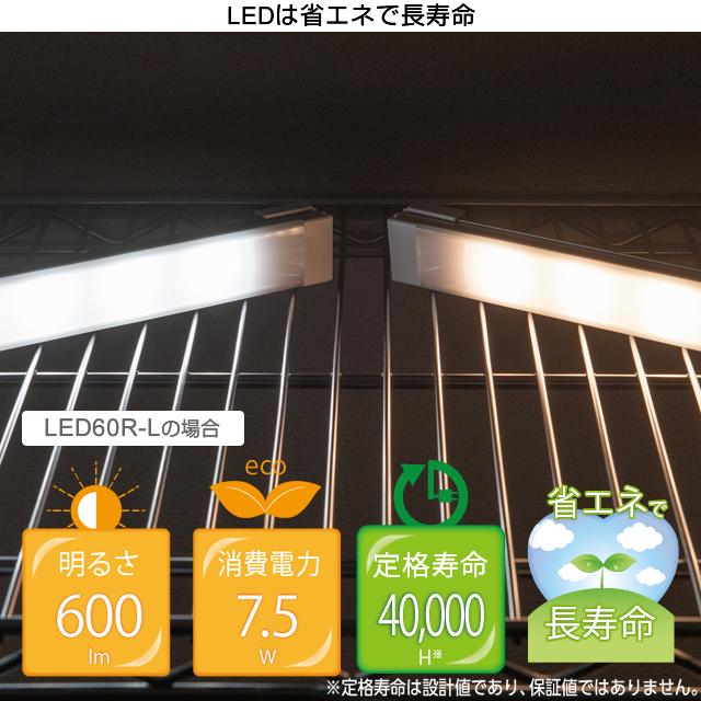 Luminous ルミナス ラック パーツ LED照明 幅60 LED ライト 照明 全
