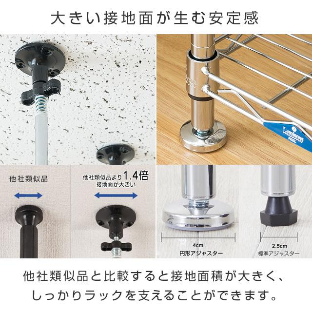 Luminousさま専用 Luminous スチールラック 突っ張り 幅75cm 7段 ルミナスフィール